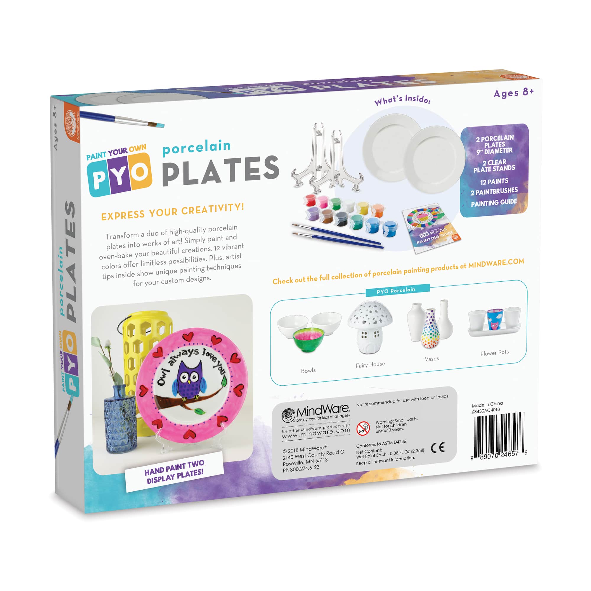 Paint Your Own Porcelain Plates